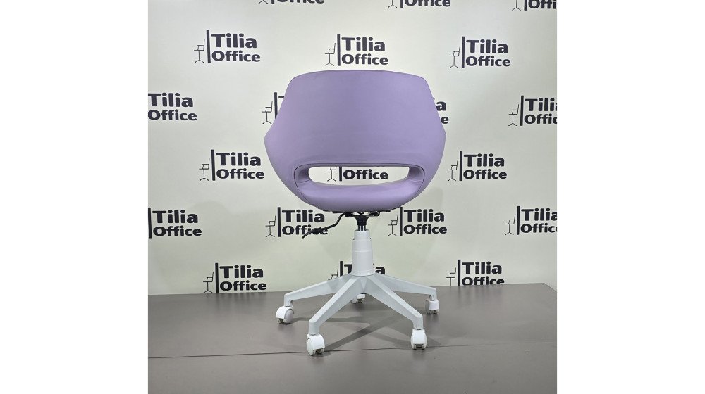 Monaco Çalışma Kesim Çocuk Koltuğu Beyaz Ayak Lila